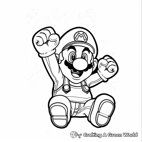 Super Mario Party Character Coloring Pages 1