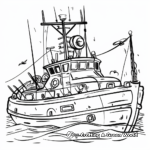 Survival Lifeboat Coloring Pages 2
