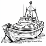 Survival Lifeboat Coloring Pages 3