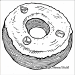 Sweet Donut Coloring Pages 2