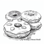 Sweet Donut Coloring Pages 3