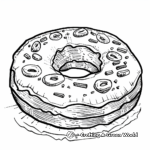 Sweet Donut Coloring Pages 4