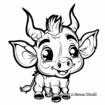 Taurus Horoscope Sign Coloring Pages 1