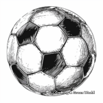 Team Logo Soccer Ball Coloring Pages 3