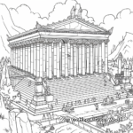 Temple of Solomon Coloring Pages 3