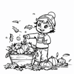 Thanksgiving Harvest Coloring Pages 4