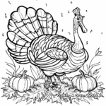 Thanksgiving Themed Felt Coloring Pages 4