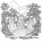 The Breathtaking Garden of Eden Coloring Pages 3