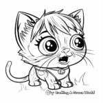 The Cutest Littlest Pet Shop Cats Coloring Pages 3