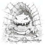 The Dark Dungeon: Monsters Coloring Pages 4