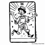 The Fool Tarot Card Coloring Pages 1