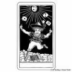 The Fool Tarot Card Coloring Pages 2