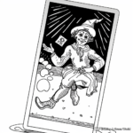 The Fool Tarot Card Coloring Pages 3