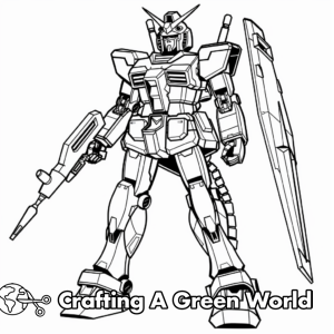 Gundam Coloring Pages - Free &amp; Printable!