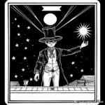 The Magician Tarot Card Coloring Pages 2