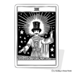 The Magician Tarot Card Coloring Pages 4