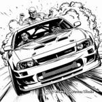 The Team of Fast and Furious Coloring Pages 2