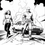 The Team of Fast and Furious Coloring Pages 3