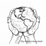 The Universe in God's Hands Coloring Pages 2