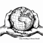 The Universe in God's Hands Coloring Pages 4