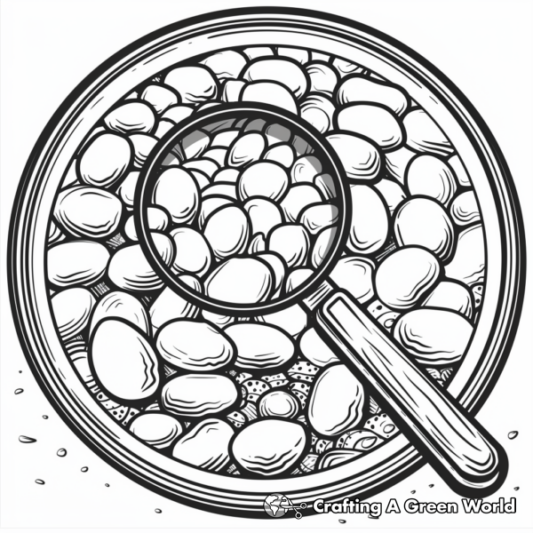 The World up Close: Magnified Jellybean Coloring Pages 3