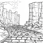 The Yellow Brick Road Adventure Coloring Pages 3