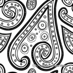 Therapeutic Paisley Coloring Pages with Quotes 1