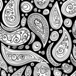 Therapeutic Paisley Coloring Pages with Quotes 2