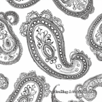 Therapeutic Paisley Coloring Pages with Quotes 4