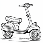 Three-Wheeled Scooter Coloring Pages 3