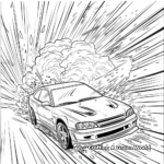 Thrilling Fast and Furious Stunt Scenes Coloring Pages 3