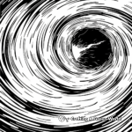 Tornado Close Up: Eye of the Storm Coloring Pages 3