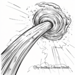 Tornado Close Up: Eye of the Storm Coloring Pages 4
