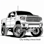 Toyota Tundra Truck Coloring Pages 1