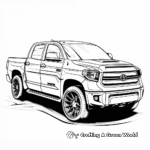 Toyota Tundra Truck Coloring Pages 2