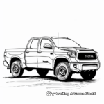 Toyota Tundra Truck Coloring Pages 3