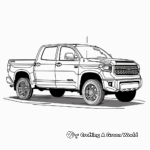 Toyota Tundra Truck Coloring Pages 4