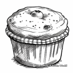 Traditional Blueberry Muffin Coloring Pages 2