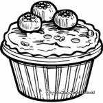 Traditional Blueberry Muffin Coloring Pages 4