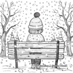 Tranquil Monday at the Park Coloring Pages 4