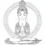 Tranquil Yoga Inspired Faith Coloring Pages 1
