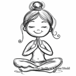 Tranquil Yoga Inspired Faith Coloring Pages 2
