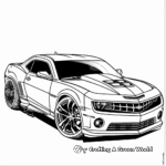 Transformers Bumblebee Camaro Coloring Pages 1