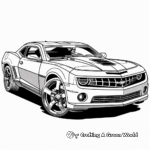 Transformers Bumblebee Camaro Coloring Pages 2