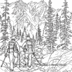 Trek through the Rocky Mountains: Lewis and Clark Coloring Pages 2