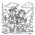 Trek through the Rocky Mountains: Lewis and Clark Coloring Pages 3