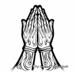 Tribal Praying Hands Coloring Pages 4