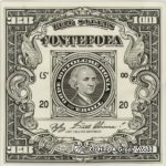 Twenty Dollar Bill Coloring Pages with Intricate Designs 4