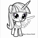 Twilight Sparkle and Friends Coloring Pages 2
