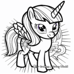 Twilight Sparkle in Equestria: Scene Coloring Pages 3